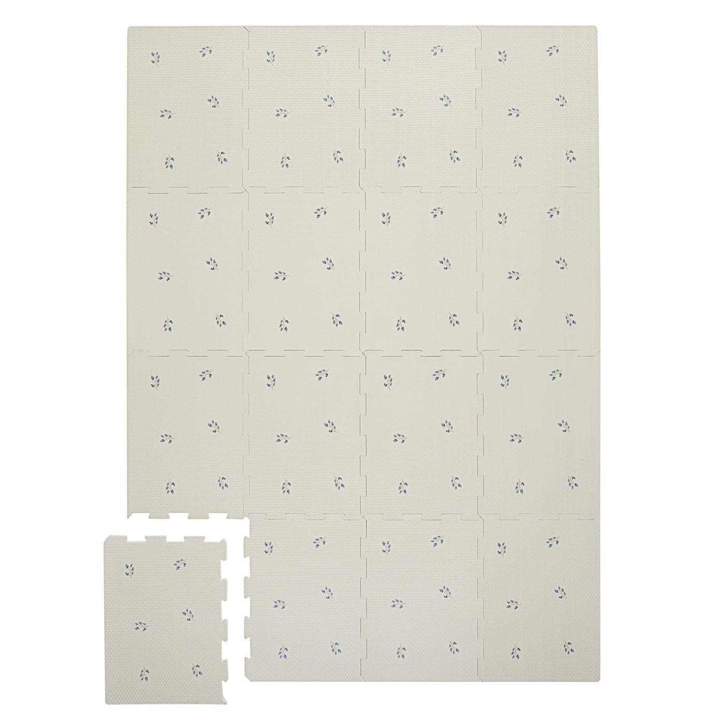 *EVA foam puzzle mat - blueberry taupe