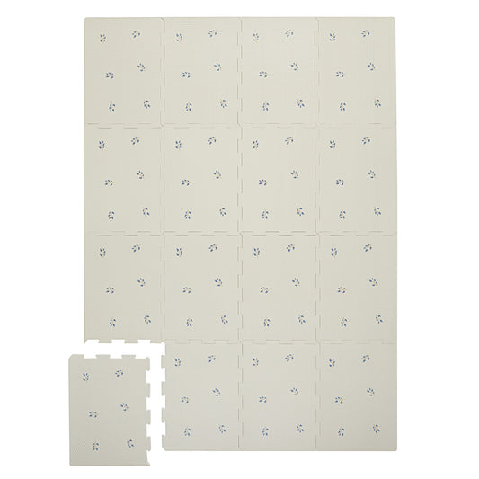 *EVA foam puzzle mat - blueberry taupe