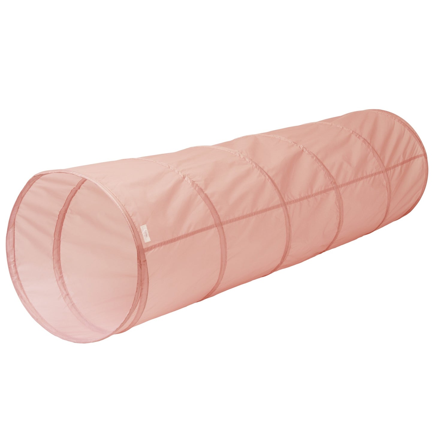 *recycled fabric play tunnel - pink