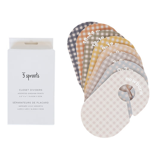 *closet dividers (newborn to 24 months)  - gingham