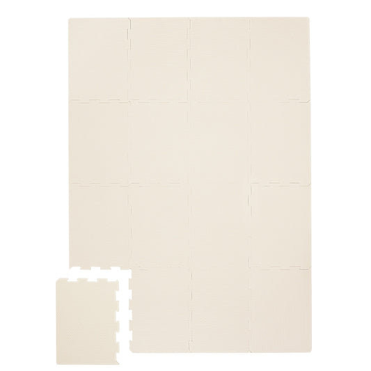 *EVA foam puzzle mat - cream
