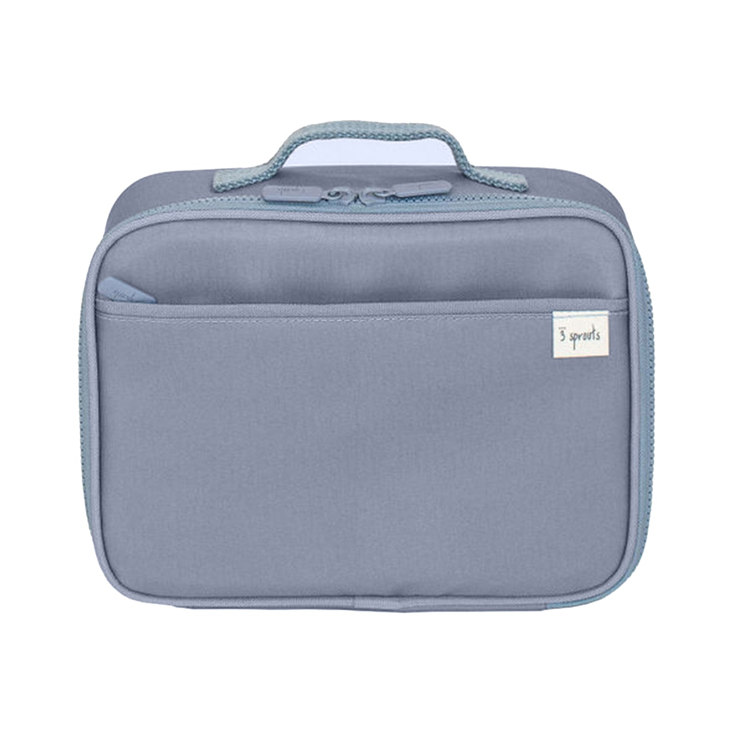 *recycled fabric lunch bag - blue