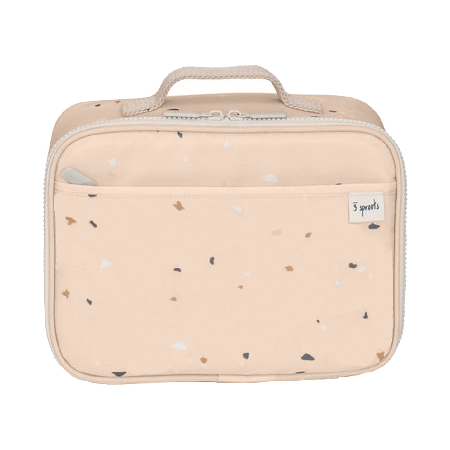 *recycled fabric lunch bag - terrazzo sand