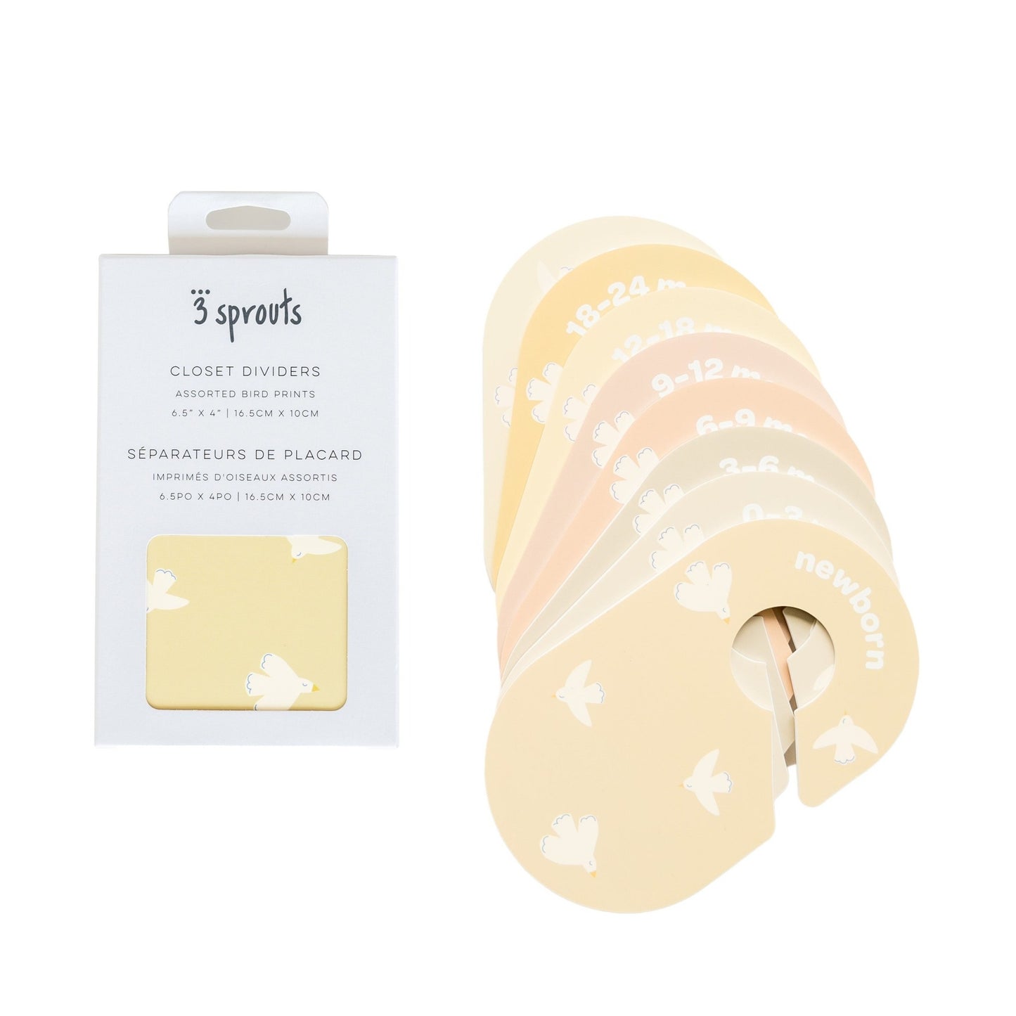 *closet dividers (newborn to 24 months)  - bird