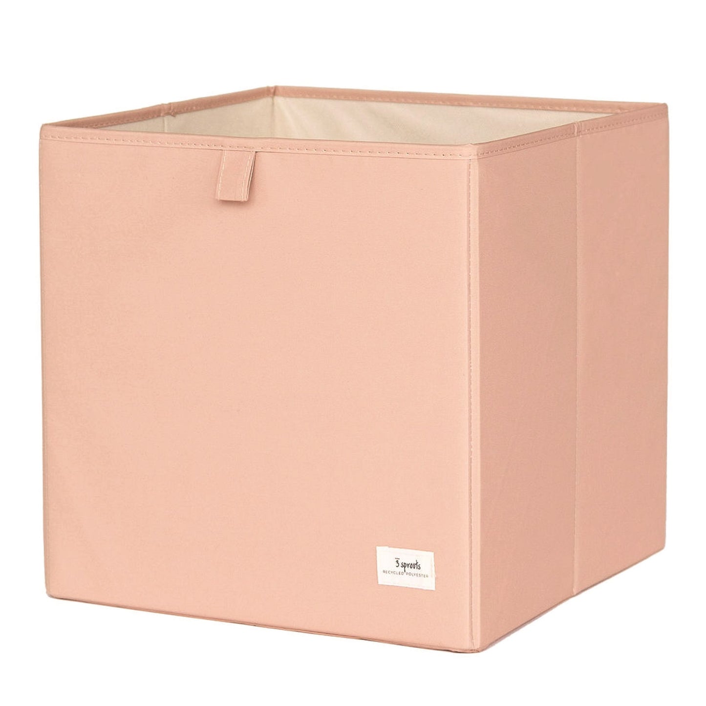 *recycled fabric storage box - clay