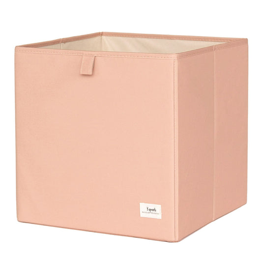 *recycled fabric storage box - clay