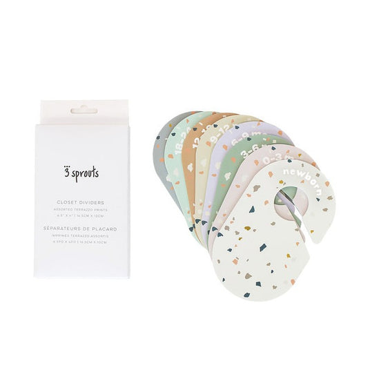 *closet dividers (newborn to 24 months)  - terrazzo