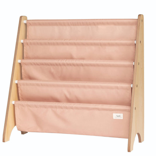 *recycled fabric book rack - solid clay